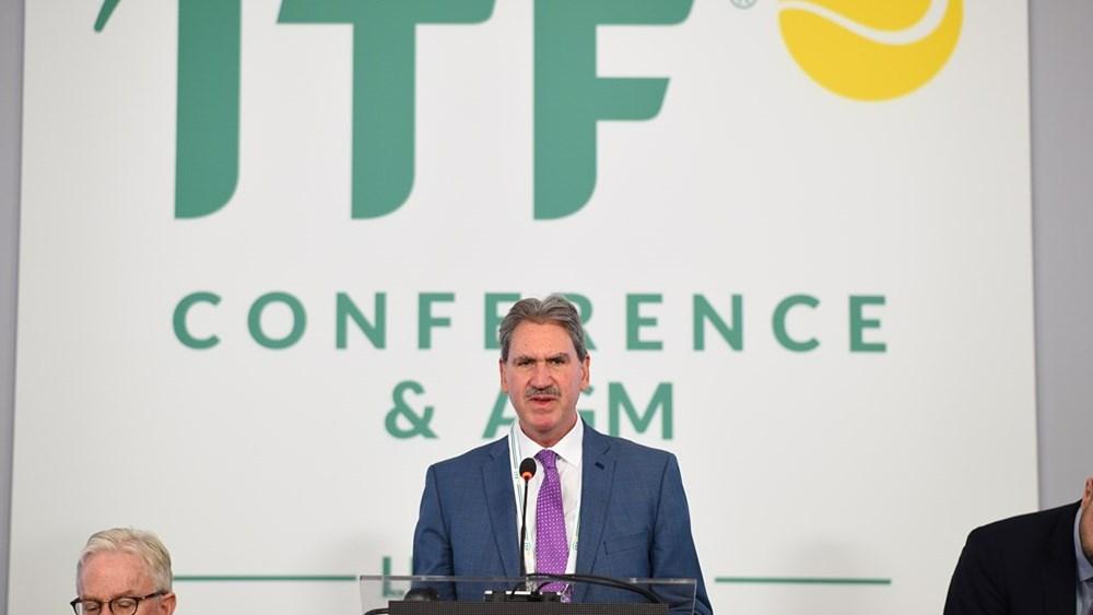 🗳️ @ITF_Tennis Presidential Election 2019 results:

David Haggerty: 259 votes (60.5%)
Anil Khanna: 93 (21.7%)
David Miley: 46 (10.8%)
Ivo Kaderka: 30 (7%)

David Haggerty re-elected ITF President for 2019-2023

Story ➡ po.st/PresidentResult

#ITFAGM