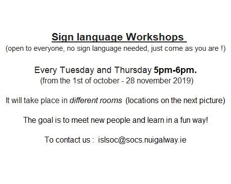 ISL Society NUIG tweet media