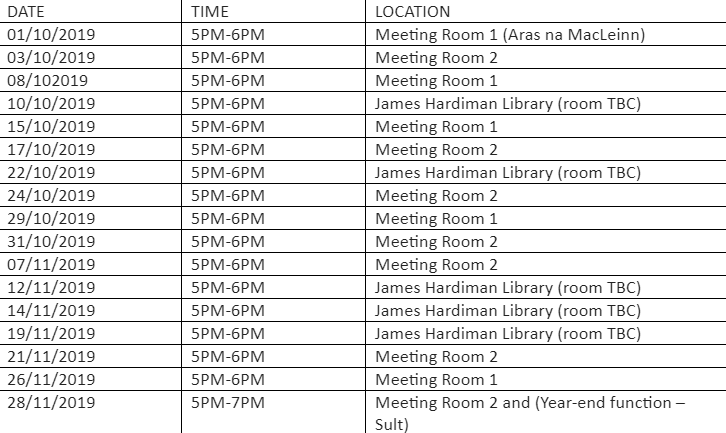 ISL Society NUIG tweet media
