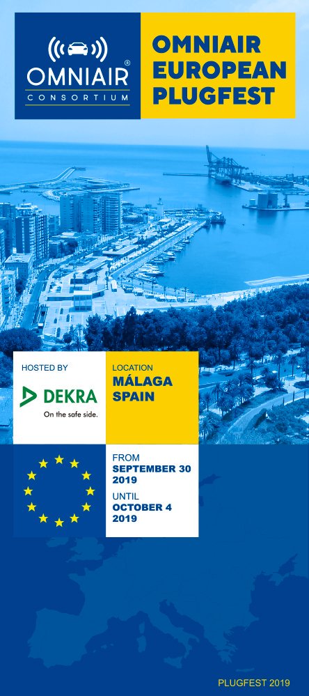 DEKRA_Test_Cert's tweet photo. Everything is ready for the #ConnectedVehicle Policy Conference in Malaga (Spain), on Monday, September 30. The conference will take place on the first day of the #OmniAir_European_Plugfest. Which is hosted by DEKRA. https://t.co/B4ZInTVzcQ https://t.co/l0lbS3YD4t