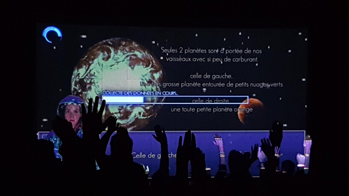 Hier soir on a fait du théâtre intéractif et du jeu de vidéo pour la rentrée du TU de Nantes, c'était chouettos !