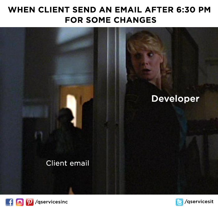 qservicesit's tweet photo. #coding #decoding #developerslife #developermemes #coderslife #clientmail #developerandclient #codinglovers #designanddevelopment https://t.co/DlIEKOTPRf