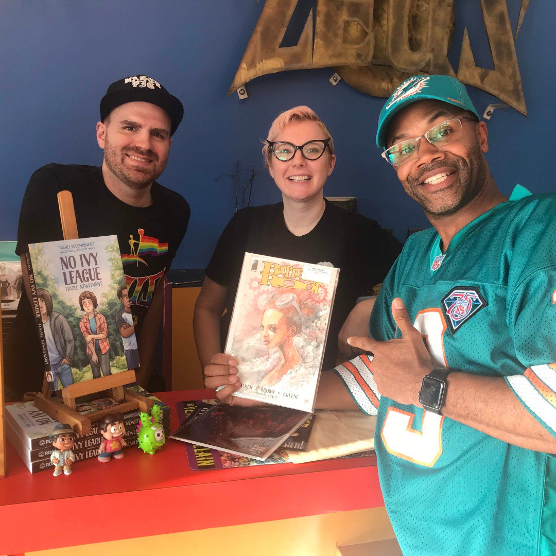 ComicBkLounge's tweet photo. #ComicShopRoadTrip I stopped by @zeuscomics to feel better. Great selection of mainstream and indy. Staff was pleasant and helpful. Grabbed hard to find #BitterRoot 4 @davidmackkabuki variant. @sanfordgreene Hang out at #TheComicBookLounge Membership is easy &amp; free. #Dallas https://t.co/ulZ5aKlioG