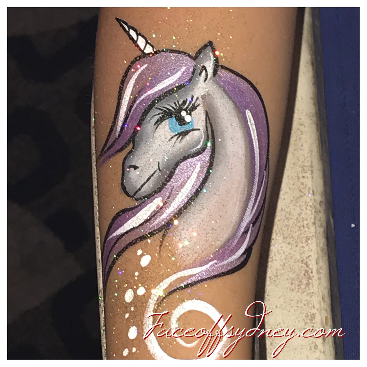 faceoffsydney's tweet photo. Unicorn #faceoffsydney #facepaint #bodyart #unicorn https://t.co/vu7srgTyBx
