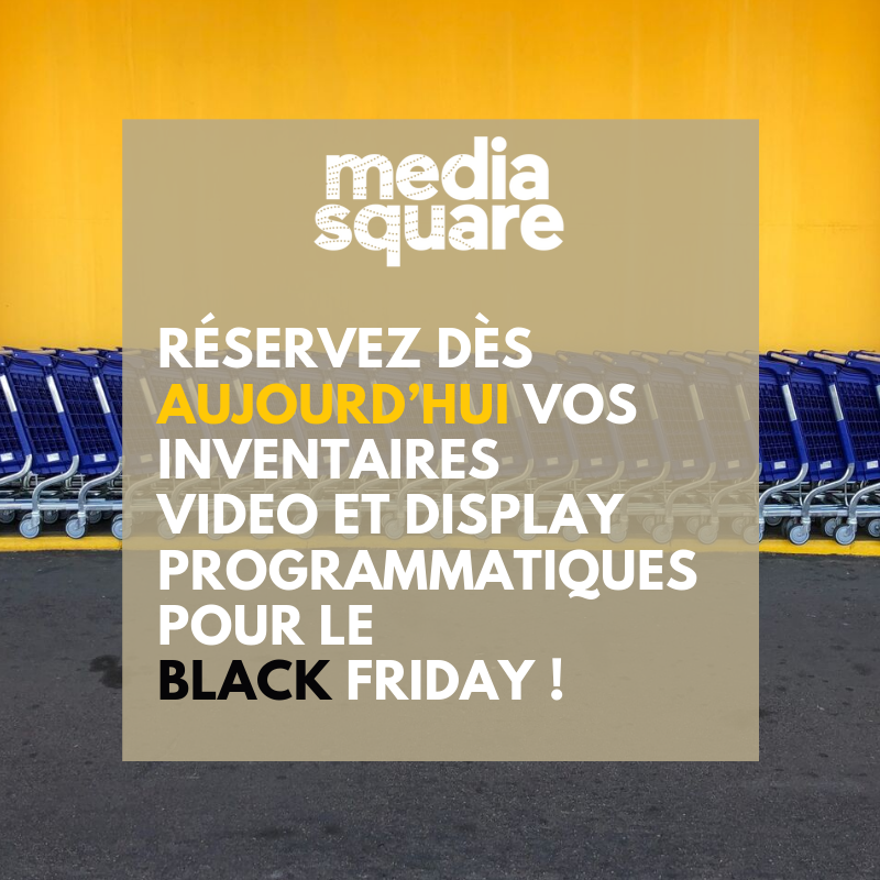 #BlackFriday
Réservez dès aujourd'hui vos inventaires video et display programmatiques pour le Black Friday ! 💸
linkedin.com/feed/update/ur…