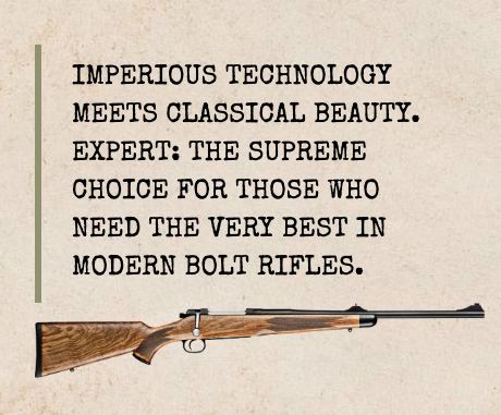 Mauser_USA's tweet photo. Black plasma nitride steel and hand-selected Turkish walnut (wood grade 5) make the MAUSER 03 EXPERT a regal figurehead of traditional hunting rifles. Learn more at https://t.co/DfeVfJljYM
#mauser03 #mauserusa #mauser03expert #huntingrifles #rifles #huntinggear #mauser https://t.co/fEtPnrr6HM
