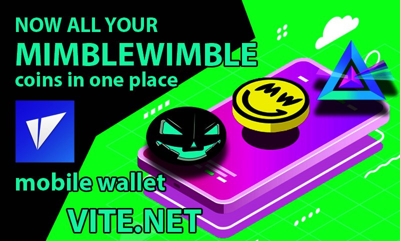 defisystem's tweet photo. All your #Mimblewimble coins in one mobile wallet. Vite wallet by @vitelabs $Grin $Grimm $Beam #vite #vitex #vgate https://t.co/n01hxI3ncD https://t.co/qIqx8Mr12N