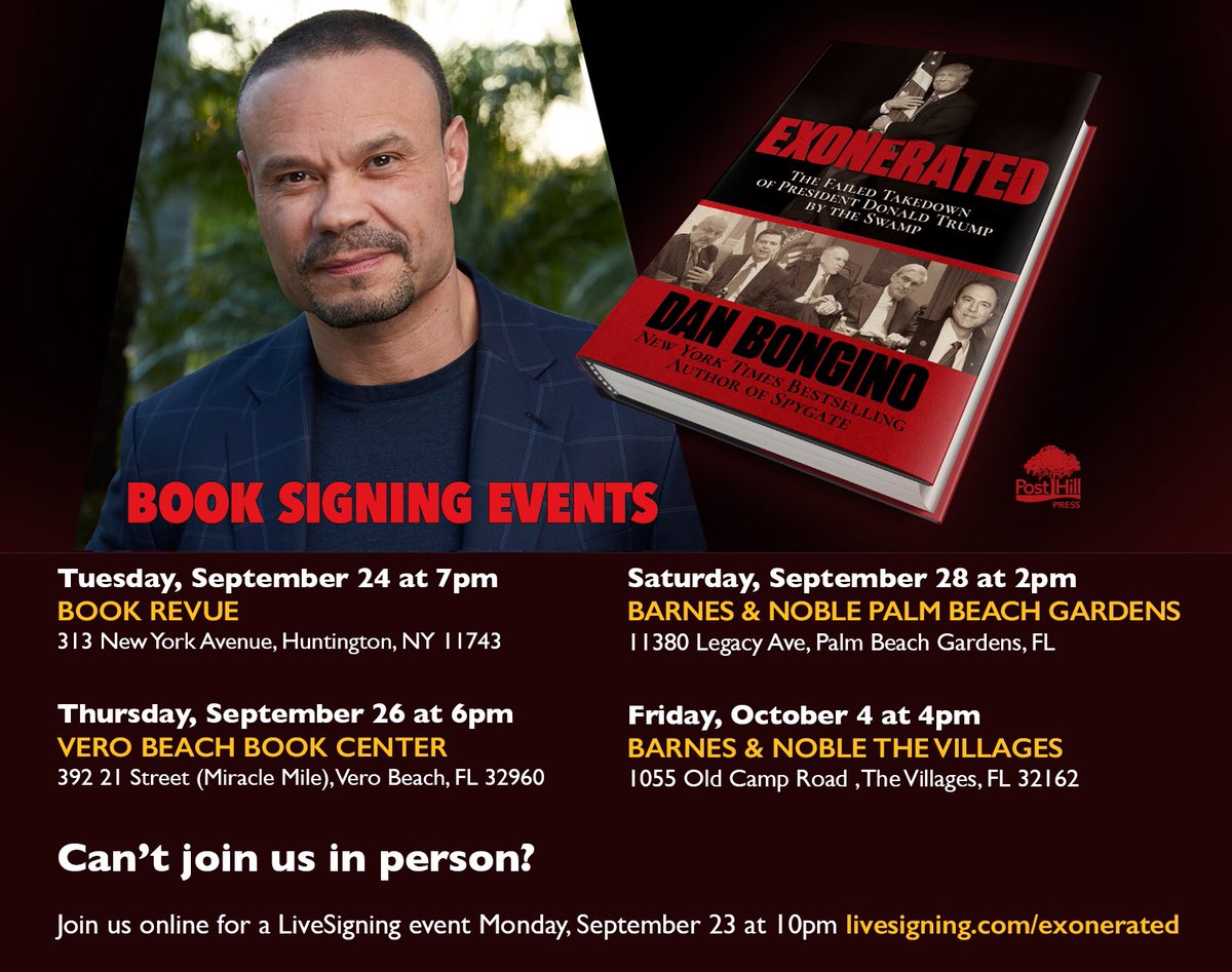 Dan Bongino On Twitter Hope To See You In Palm Beach Gardens