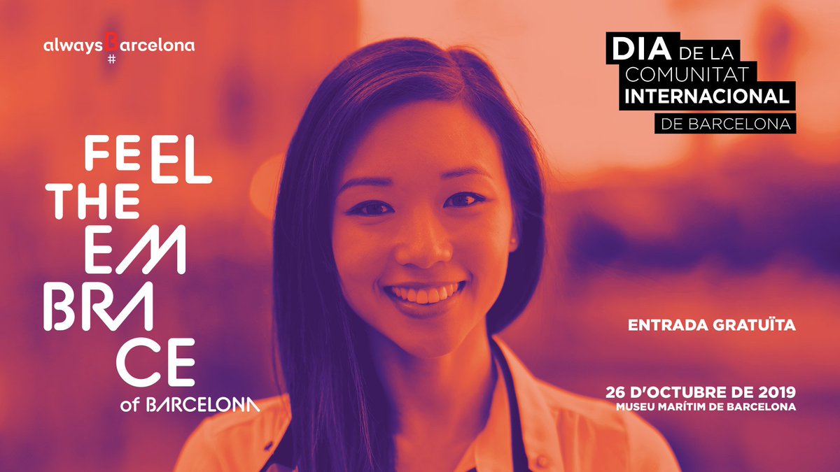 barcelona_cat's tweet image. 📅El proper 26 d'octubre celebrem el #BarcelonaICD, una trobada on s'ofereixen tallers, xerrades, informació útil i activitats dirigides a la comunitat internacional que viu i treballa a la ciutat. #AlwaysBarcelona

✏️Registre gratuït a meet.barcelona.cat/international-…
