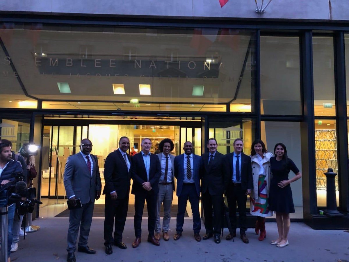 Positive meetings this week in France 🇫🇷 about the legalisation of #MMA . Great to meet with ⁦<a href="/PatrickVignal/">Patrick Vignal</a>⁩ &amp; other politicians moving things forward, with the ⁦<a href="/IMMAFed/">IMMAF</a>⁩ CEO &amp; other stakeholders