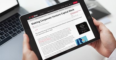 Making Corporate #VentureCapital Work: The potential synergy from pairing corporations with new ventures is promising, but many CVC plans fail to deliver value. Insights from <a href="/nikolaus_ob/">Nikolaus Obwegeser</a> and <a href="/mwade100/">Michael Wade</a>  <a href="/mitsmr/">MIT Sloan Management Review</a> sloanreview.mit.edu/article/making…