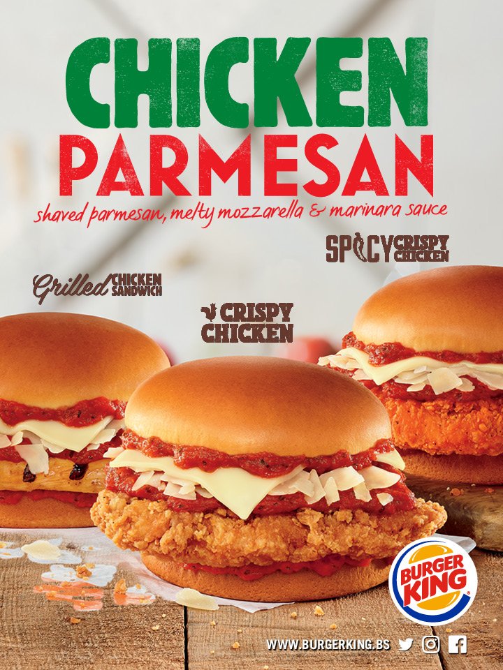 Burger King Chicken Parm Sandwich