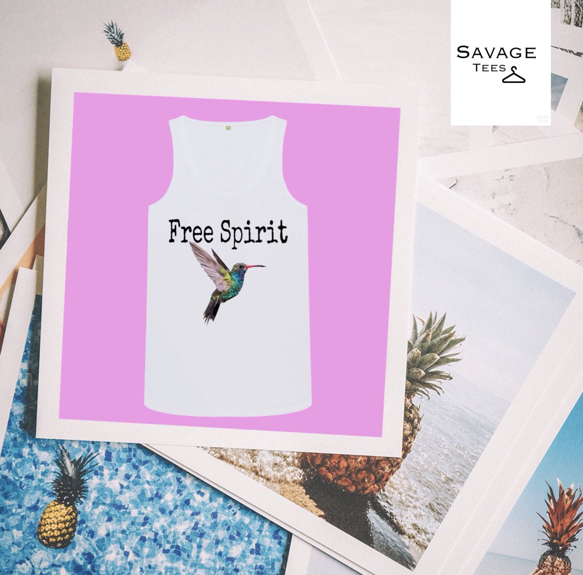 savage_tees's tweet photo. I’m just a free spirit with a wild heart and an open road ahead 👓 Free Spirit Soft Cotton Vest available from https://t.co/5fw2DZixHi 👑 £16 - Worldwide Delivery #fridayvibes #friyay #treatyourself #present #gift #septemberweekend #bird #cute #fashion #style #freespirit https://t.co/1XJrCuGpGp