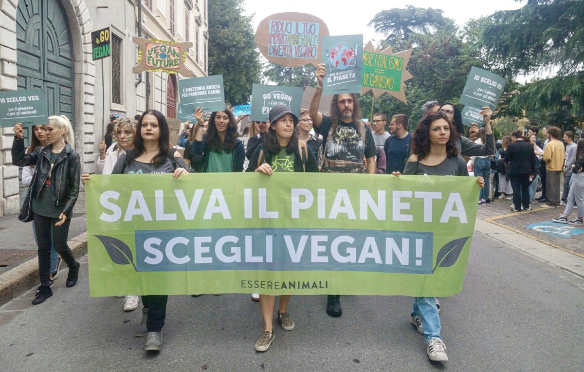Serena_Capretti's tweet photo. @EssereAnimali a Brescia per il terzo #strikeforthefuture ๐๐ข๐๐
Questa mattina eravamo in tantissimi! ๐ https://t.co/Iu48Rawl4Q