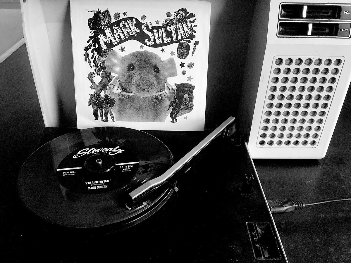 SlovenlyRecs's tweet image. MARK SULTAN "Filthy Rat" EP reviewed in #shutupandplaymusic shutupandplaythemusic.blogspot.com/2019/09/turnin… #marksultan #records #7inches #vinylrecords