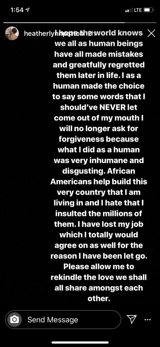 DIANAKINGDOM's tweet photo. @staceyannchin I READ SHE WAS FIRED A HAS BEEN ON ON SOCIAL MEDIA TRYING TO “APOLOGISE” 🤷🏾♂️🙄 — PICS R FROM HER #HeatherLPatton https://t.co/X59tAPWhII