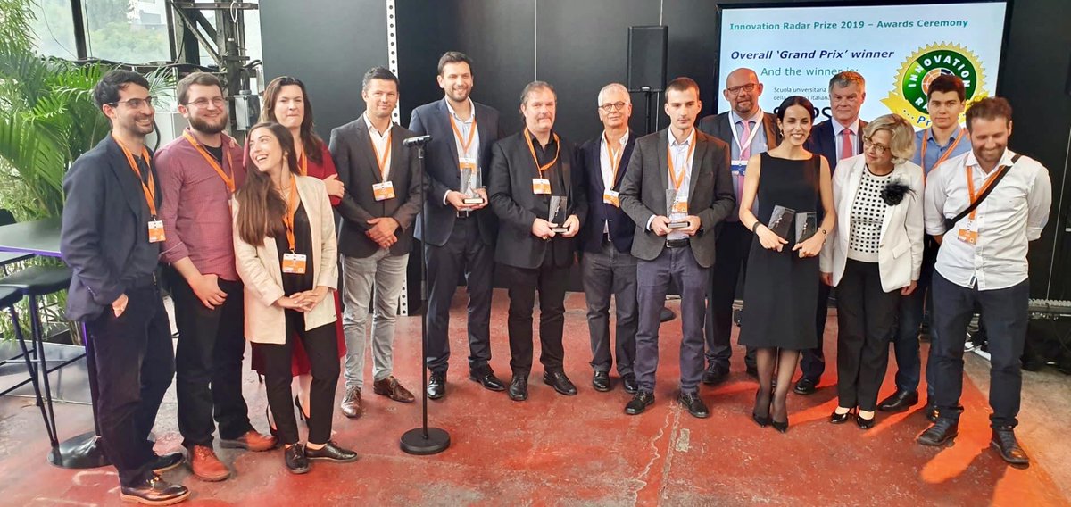 supsi_ch's tweet photo. Ad Anna Valente, Responsabile del Laboratorio Automation Robotics and Machines (ARM) #SUPSI, il prestigioso #InnovationRadar Prize 2019 (@InnoRadarEU). La Prof.ssa Valente ha inoltre vinto il premio “Women-led innovations”! Congratulazioni! 
➡️ https://t.co/NeCnkFDZ0v https://t.co/xStPhcAfYm