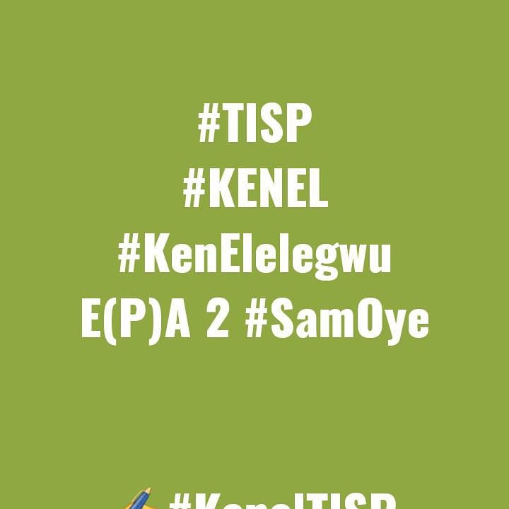 Ken_Elelegwu's tweet photo. #MyConquest 5
#TISP
#KENEL
#KenElelegwu
E(P)A 2 #SamOye
✍#KenelTISP
270919 https://t.co/8LKxtr5vgm