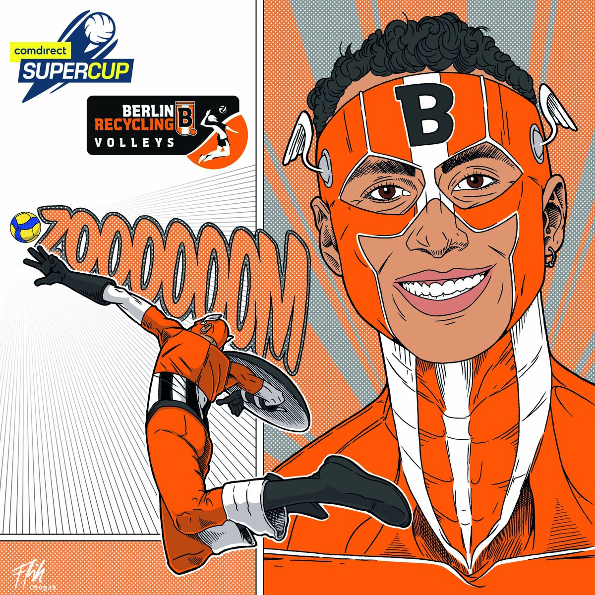 VOLLEYBALL_BL's tweet photo. Don't mess with the captain!

#SUPERcupHELDEN | @BRVolleys | #BenPatch |  @comdirect #Supercup | #Hannover #HannoverSchmettert | 🎫 für den 20. Oktober in der #TUIArena ► https://t.co/W4IDkM0lMy https://t.co/YrUqdgaQnP