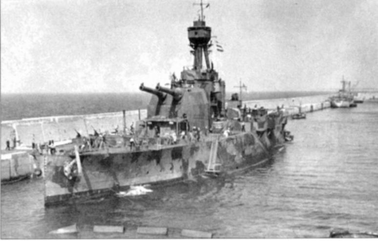 On the outbreak of WW2 HMS Terror was serving as Base Ship at Singapore, however she received orders to England in 1940 but after going through Suez reported to the Mediterranean Fleet.Her Anti Aircraft Guns were used in the siege of Malta which she did for most of the year./9