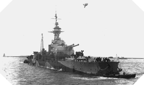 HMS Erebus also served in the Med and was at the Invasion of Sicily where she received damage.Her most important role however was at the Invasion of Normandy, D Day, firing at batteries in Barfleur(very beautiful btw) and La Pernelle where one of her 15" guns exploded./12