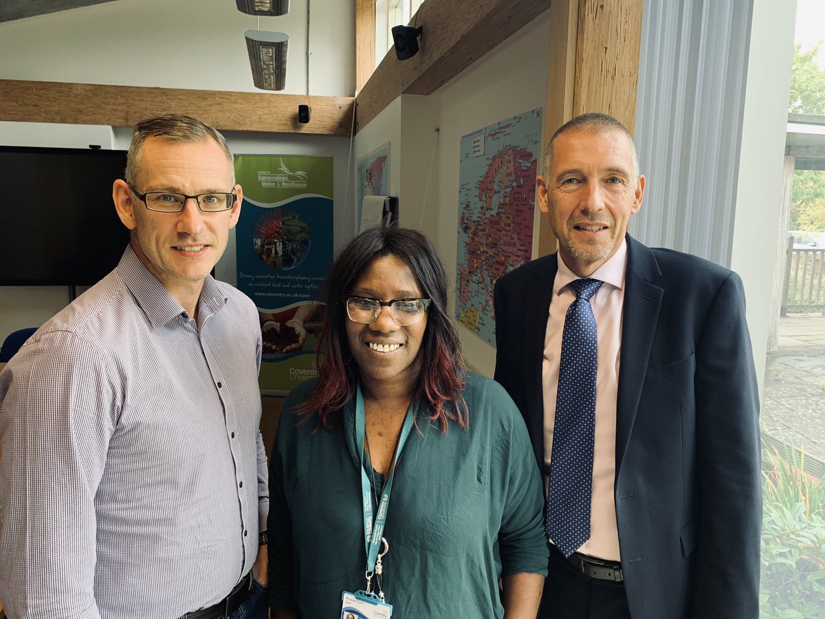 A great meeting with @m_kneafsey @ian_bickers and <a href="/GO_Dir_Ops/">Steve Thomson</a>. Thank you!  #landbased intervention prison #food-growing #collaborative prison research #building rehabilitative prisons <a href="/CoventryCAWR/">CAWR Coventry</a>