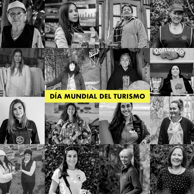 Sernatur_RM's tweet photo. Hoy celebramos el #DiaMundialDelTurismo 🎉Este año queremos destacar el trabajo de miles de mujeres de Norte a Sur 🇨🇱 que se ponen al servicio de todos los viajeros. ✈🚙🛤 Te esperamos a las 10:30 am en la Plaza de Armas de #Santiago para celebrar!! 👏🏼👏🏼👏🏼 https://t.co/rm0C0VK35F