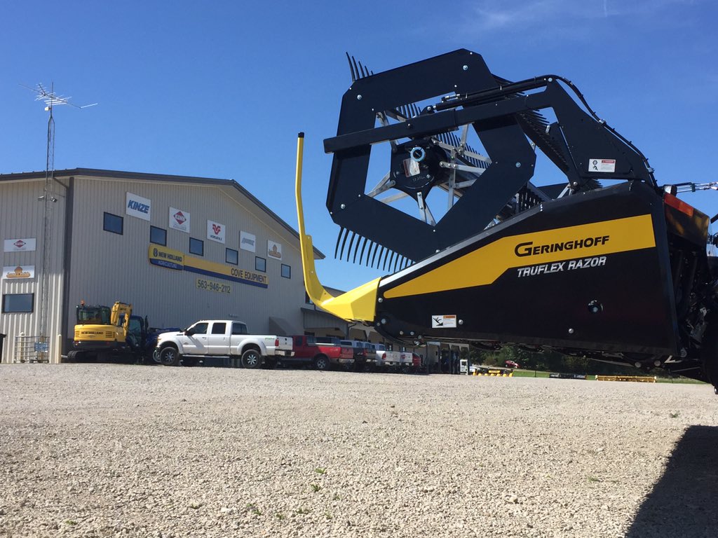 TomHadley55's tweet image. @Cove_PlankEquip getting ready for #harvest2019 with the @Geringhoff 40’ #TruFlexRazor.