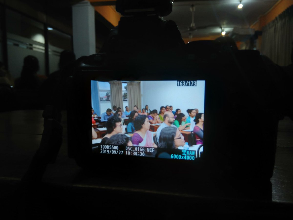 skuditha's tweet image. Behind the camera! #FOSMedia life!