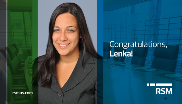 Lenka Wiles, a partner in <a href="/RSMUSLLP/">RSM US LLP</a>'s New York office, was recently named to <a href="/CrainsNewYork/">Crain's New York</a>’s Notable Women in #Accounting and #Consulting list! The list recognizes and celebrates women in the workplace across industries. rsm.buzz/2lFL5A0