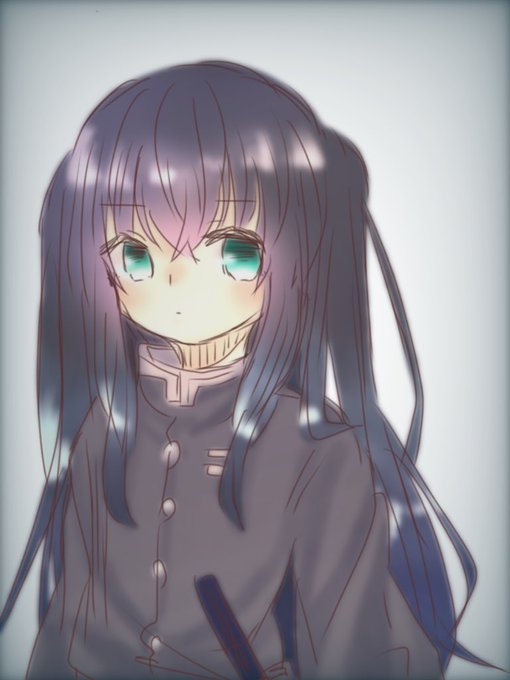 ᙅ⩬さんがTwitterに投稿した時透無一郎(鬼滅の刃)のイラスト。