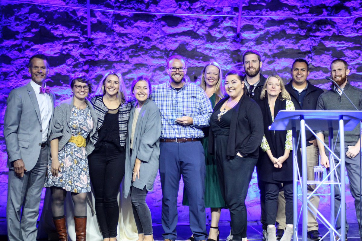 JoshShiverick's tweet photo. What an awesome night #boiseyoungprofessionals annual gala! @CTA_Group is honored to receive the award for 2019 Best Next Generation Workplace. What a great way to wrap up the year! #cultureambassador #cta4life #bestplacetowork https://t.co/oGJvhcfTYU