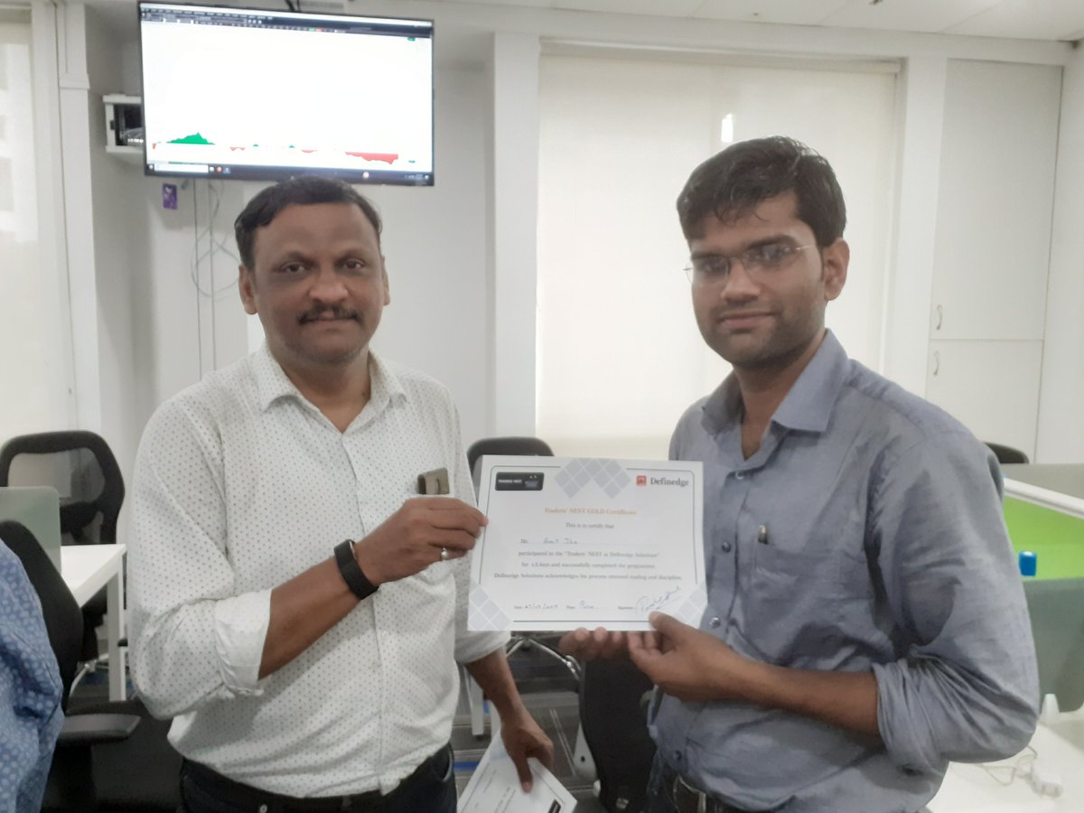 The_amitt's tweet image. #TradersNest learned lot, great concept , atmosphere and experience, system Trading.  

@rajran06 @Definedge @MANGESH_PNF @shahvinayv @ap_pune @Prashantshah267 @srvithal388 🙏 Thanks to all.