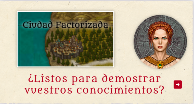 Isabelhdorado's tweet image. Mis alumnos pasando la primera prueba de conquista: &quot;Ciudad Factorizada&quot;. ¡Han conseguido experiencia, oro, gemas y cartas de recompensa! #cooperativo #mathteam #FantasyClass. Os comparto el @genially_es 
bit.ly/2nOZdrm