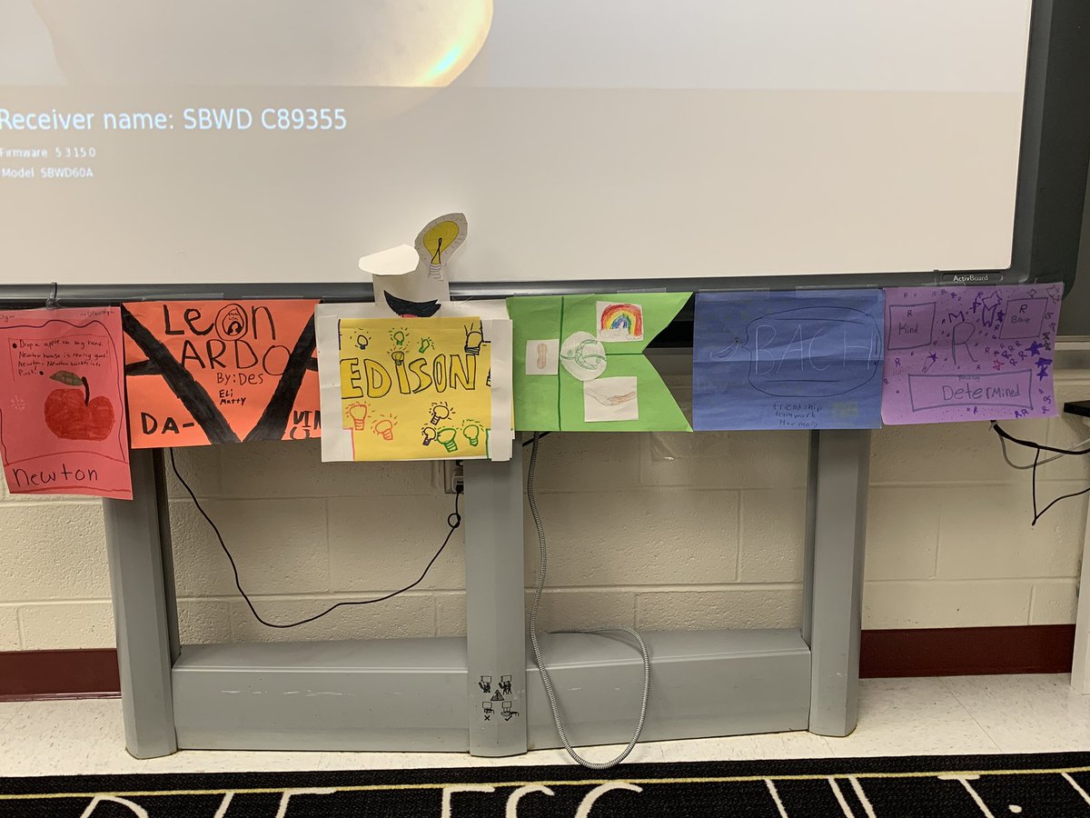 mrshollar's tweet photo. Our Class House flags... such creative kids! #NewtonHouse #DaVinciHouse #EdisonHouse #CarverHouse #BachHouse #RowlingHouse #pbis https://t.co/UKzfFYnVyh