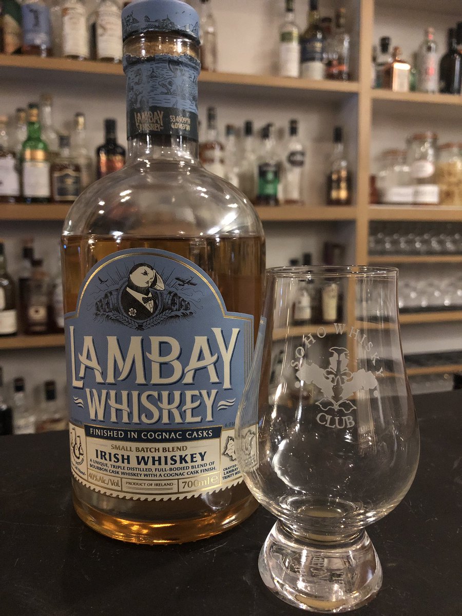 A great evening spent at the Soho Whisky Club sharing this wonderful Irish Whiskey #uncorktheunexpected #lambayIrishWhiskey #talesofthesea