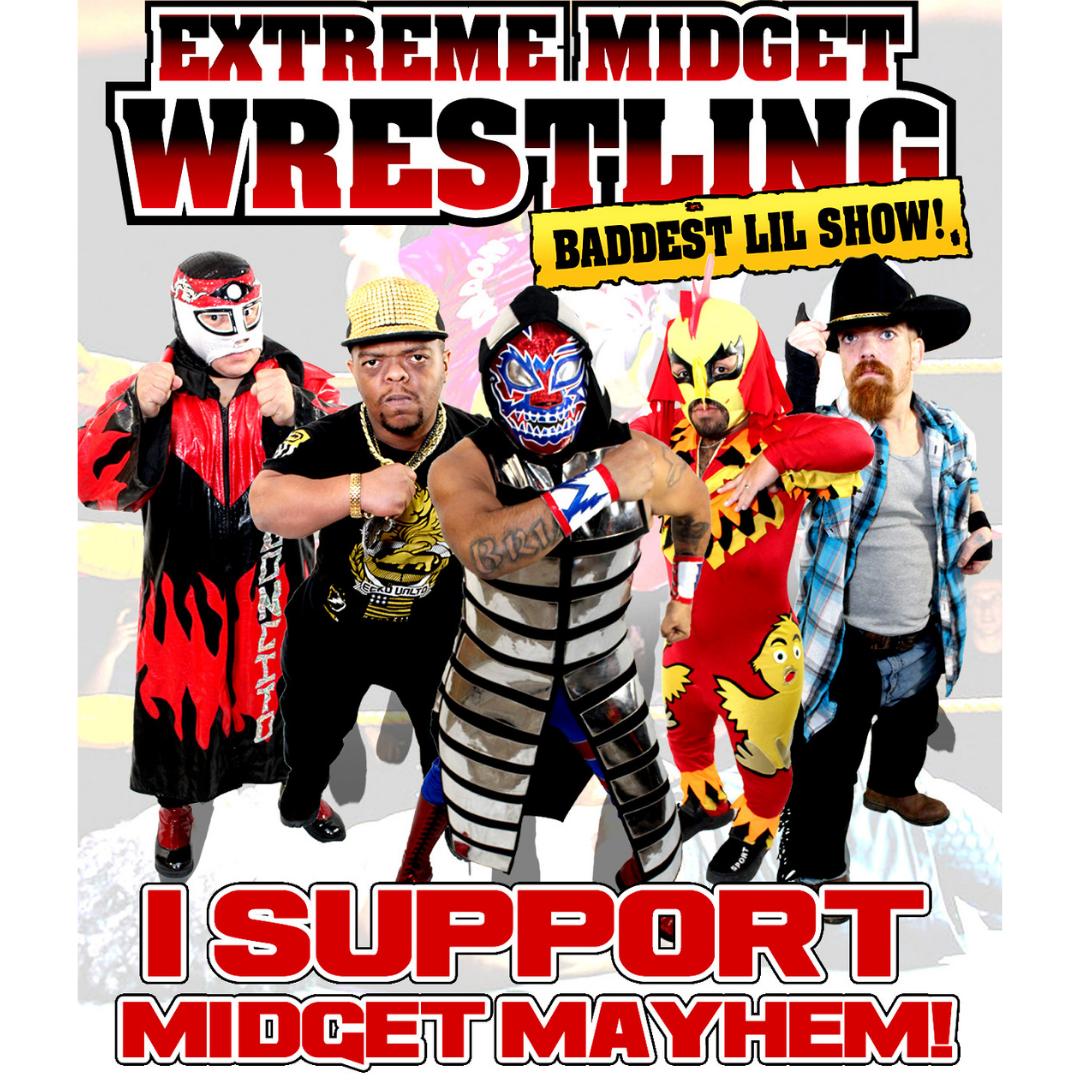 ExtremeMidgets's tweet image. EMW Live in Little Rock, AR at FOE 60. Fraternal Order of Eagles! Tomorrow Sep 28, 2019 6:00 pm
Tickets: tickettailor.com/events/extreme…
#wrestling #halloffame #midgetwrestling #entertainment #prowrestling #wwewrestlemania #WWE #extrememidgetwrestling