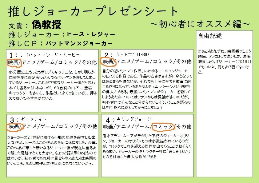 推しジョーカープレゼン の投稿のまとめ Togetter 推しジョーカープレゼン の投稿のまとめ Togetter