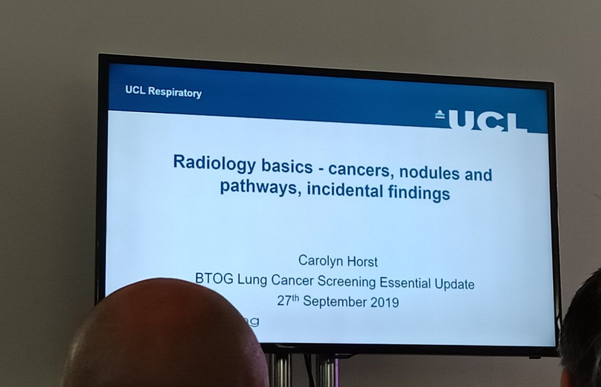 uclh's tweet image. Going on a nodule hunt and taking 400 images in under 30 seconds! Radiology Clinical Fellow Carolyn Horst from #UCLH @UCL #SUMMITstudy outlined the purpose and benefits of collecting information from CT scans for lung screening at  #BTOGlcscreening