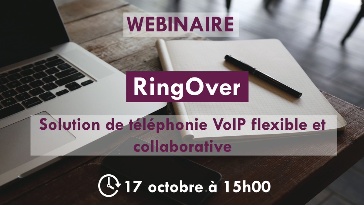 watsoft_com's tweet photo. 👨‍🎓[WEBINAIRE] Watsoft vous présente sa nouveauté 2019! Devenez un expert dans la téléphonie Cloud d'entreprise en vous inscrivant à notre webinaire #RINGOVER #BUSINESS 👉 https://t.co/w11Ej1h8TC https://t.co/mJbA8b1SFT