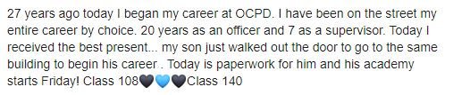 OKCPD's tweet photo. Shared by one of our lieutenants yesterday...Recruit Class #140 begins today! #joinokcpd #familylegacy #okcpd https://t.co/5JWueXhfjx