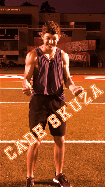 Representing the Multi/Vertical Jumps group is..
Cade Skuza
"Hardworking, most improved, and an all around great leader"

_Coach Bernhard