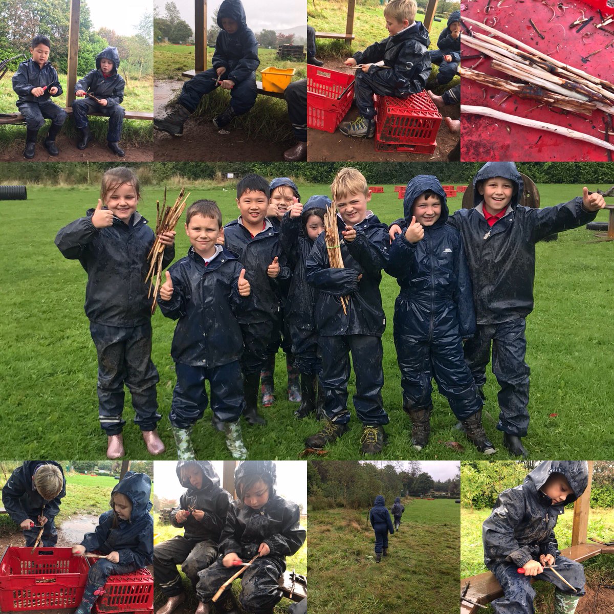bycforest's tweet photo. Whilst Year 5βs were on a transition day Mrs Oliver-Bryant set her Year 4βs a challenge... to whittle some sticks for her to dry and use to hang work from in her classroom! Completed it Miss ππΌβοΈπ³ #safetyfirst #usingtoolssafely @BGEco_Education @BlaenycwmPS @Cyfleon @Ignite_UP https://t.co/rSCj4ffJmh