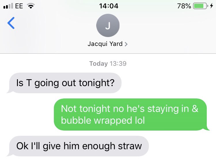 lac_88's tweet photo. When your yard manager knows you have a busy weekend of important competitions planned...๐คฃ๐๐ผ #passthebubblewrap https://t.co/qbcF552MwN