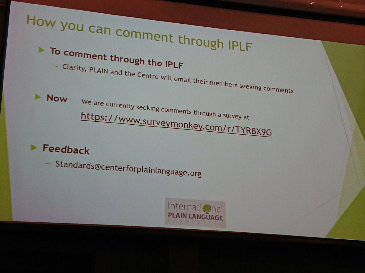 moppematte's tweet image. How to comment on the #plainlanguage standard ⬇️ #plain2019
