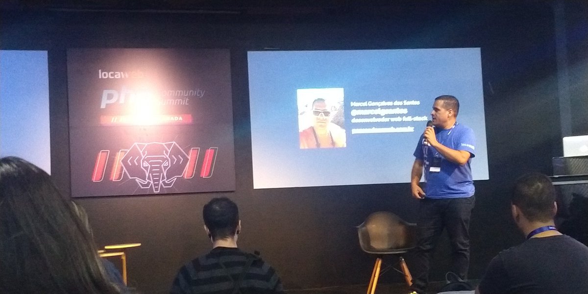 conferenciasdev's tweet image. E vamos começando o nosso segundo dia consecutivo de #locawebPHPSummit com as novidades do PHP 7.4 com o mestre @marcelgsantos !
#php74 #novatec