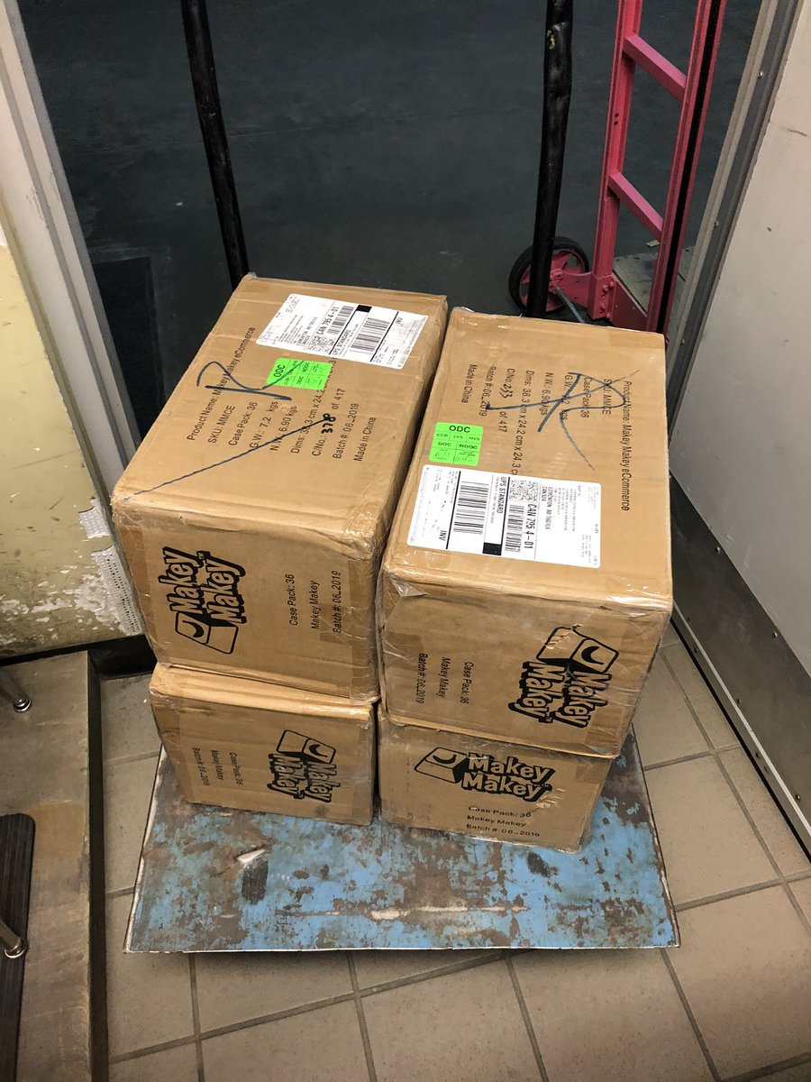 Thank you <a href="/UPS/">UPS</a> for <a href="/makeymakey/">Makey Makey</a>-ing our day and helping our delivery arrive on time for our awesome <a href="/ETCATA/">ETCATA</a> event today with <a href="/albertateachers/">Alberta Teachers' Association</a>! <a href="/trisharoffey/">Trisha Roffey</a> is going to rock this opening activity! #etcata #makered #edtech