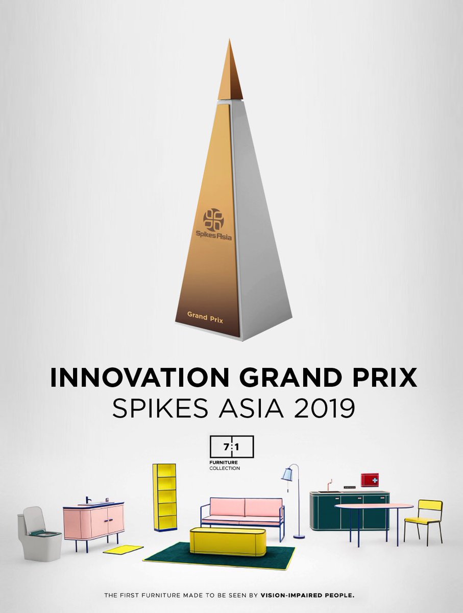 suthisak's tweet image. Congratulations to our HomePro clients and BBDO Bangkok team on winning the Innovation Grand Prix Award at #SpikesAsia 2019 
.
.
#BBDO #BBDOBangkok #Spikes2019 #innovation #grandprix #HomePro #7to1FurnitureCollection