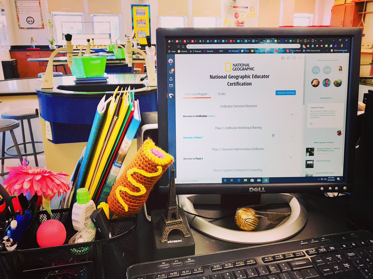 HeckelScience's tweet image. What do teachers do on PD days? Mr. Mo, @citecitebaby &amp;amp; I are working on our Nat Geo Educator Cert - planning lessons about the importance of #pollinators. These will follow the Nat Geo Learning Framework &amp;amp; help students to develop an explorer mindset! @TeachVerona @HBW_Verona