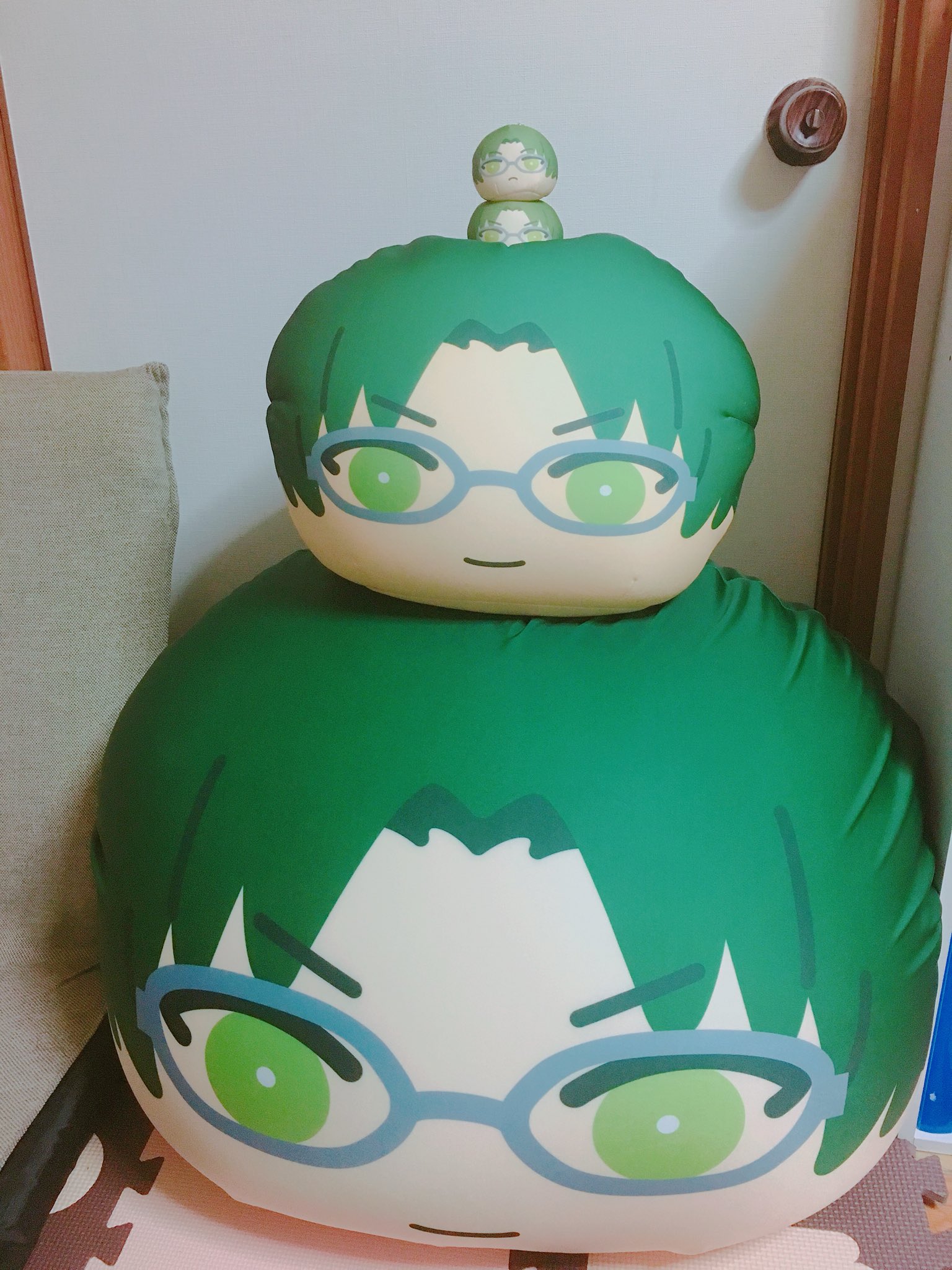 めっちゃビッグおまんじゅうクッション 蓮巳敬人 あんスタ めっちゃビッグおまんじゅうクッション 蓮巳敬人 あんスタ